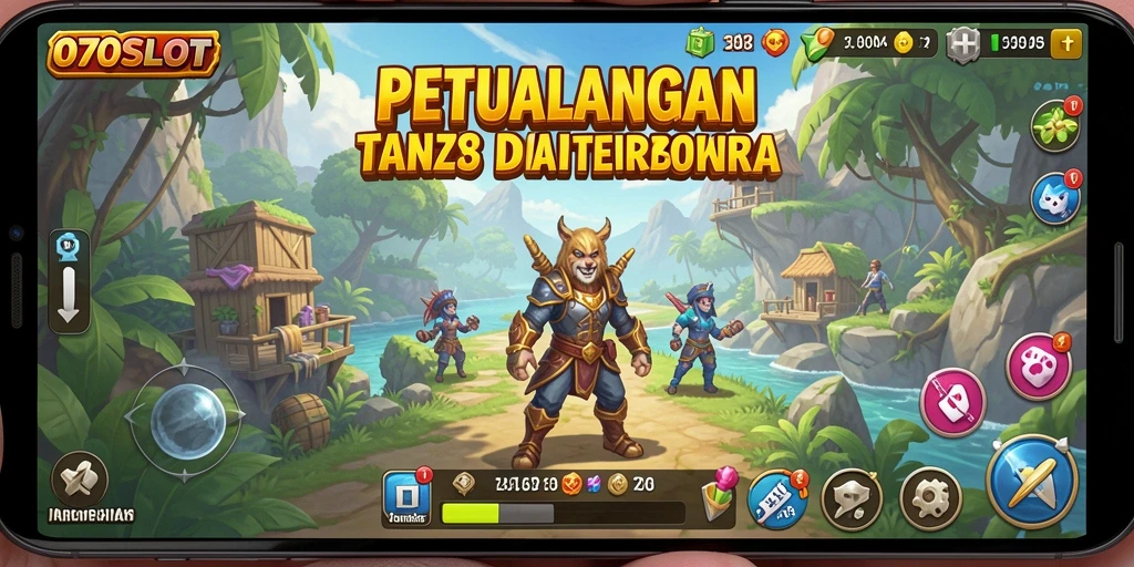Tampilan gameplay seru dalam dunia terbuka 070SLOT.