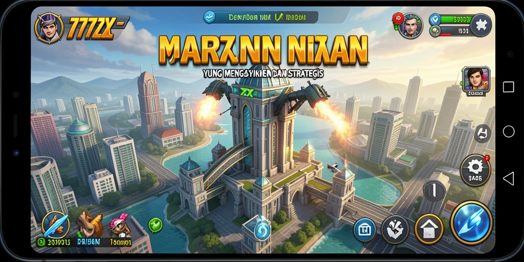 Gameplay Tower Defense yang menantang dan seru di 777ZX.