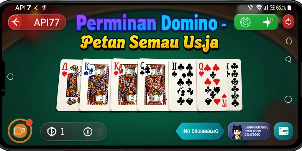 Gameplay Domino yang menarik dan seru di API77.