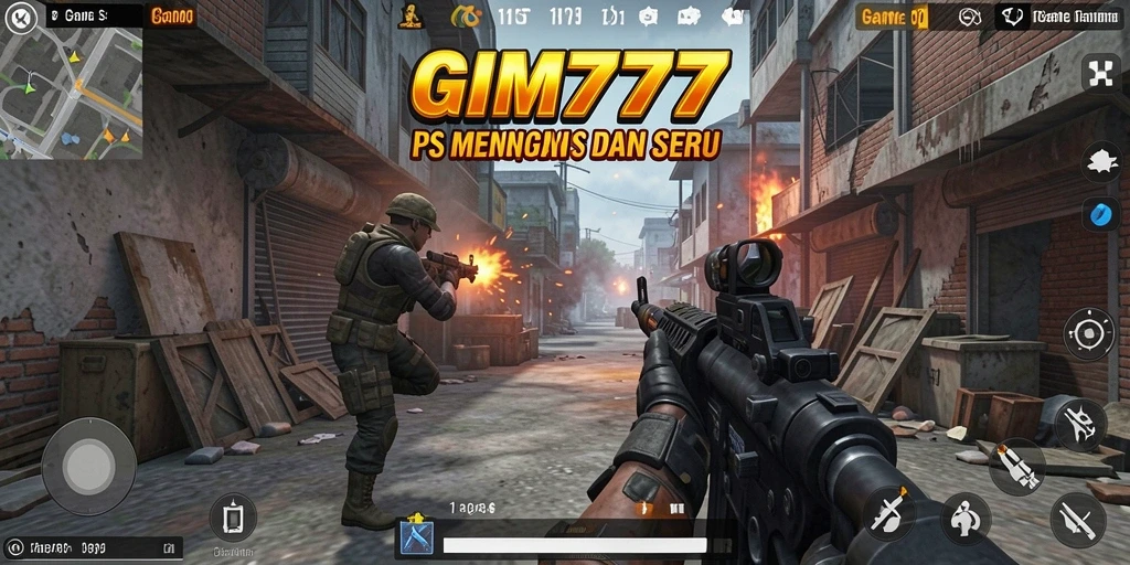 Tangkapan layar GIM777 menampilkan aksi tembak-menembak yang mendebarkan.