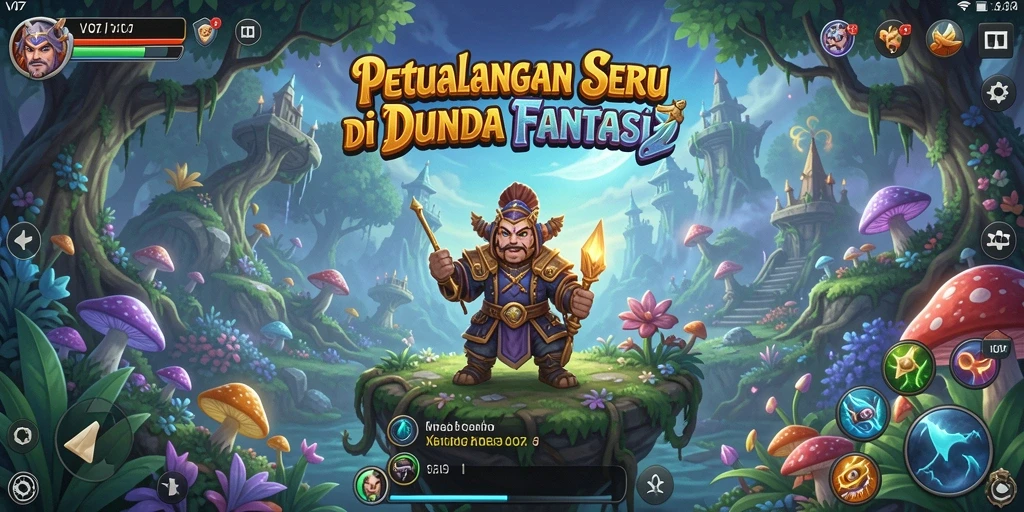Tampilan menarik gameplay V07 dengan petualangan mendebarkan.