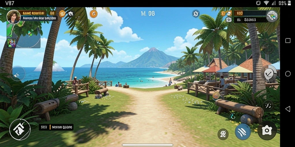 Gameplay seru dan menantang dari V87 yang dapat dinikmati semua usia.